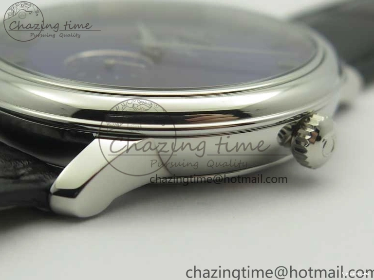 0427 Youthful De Ville Prestige Small Second TWF 1:1 Best Edition Blue Dial on Black Leather Strap MIYOTA 8035